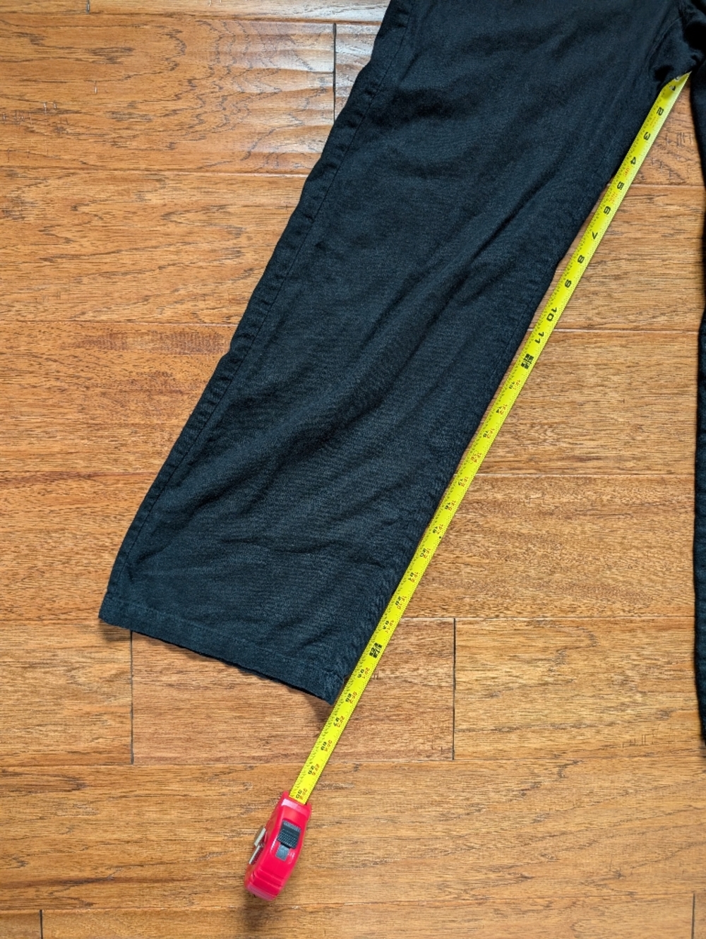 Old Navy Women's Black Drawstring Waist Linen Blend Pants Extra Small - Picture 6 of 7